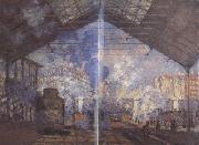 Claude Monet Gare Saint-Lazare (nn02) oil painting picture wholesale